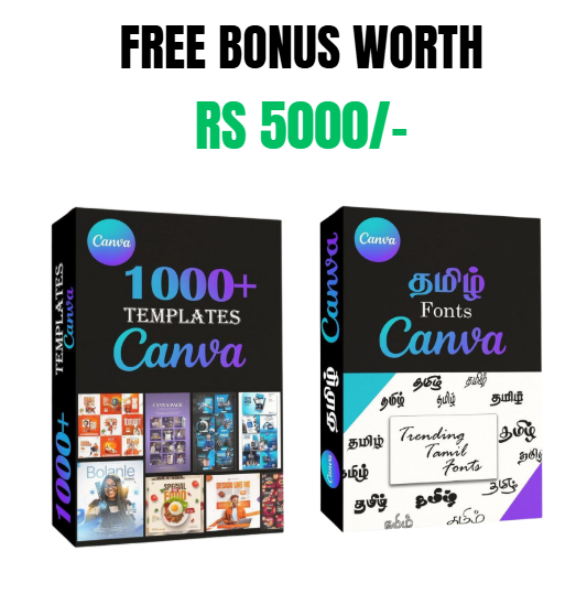 Master Canva from Basic to Pro Level — in Simple Tamil